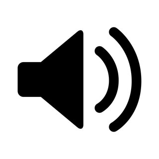Das Symbol für Audio